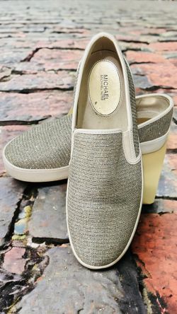Micheal Kors Slip On Canvas Shoes