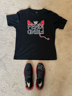Fendi Sneakers & Tee Shirt Size 12/XL