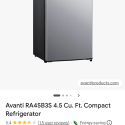 Avanti mini fridge