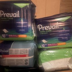 Prevail Total Care Incontinence Underpads, Super Absorbency