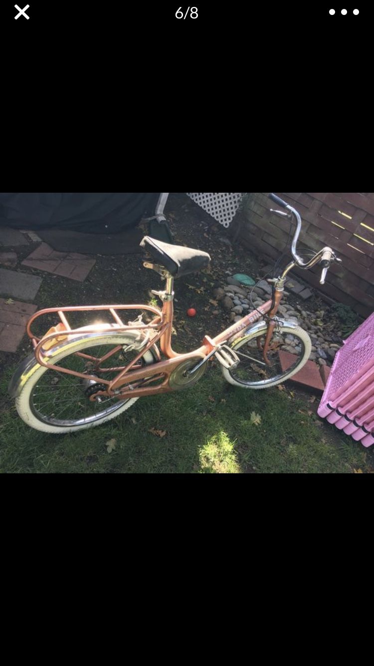 Vintage fold up bike!!
