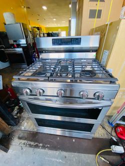 Samsung double oven stove no credit needed