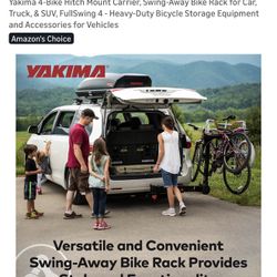Yakima 4 Bike Hitch Mount Carrier