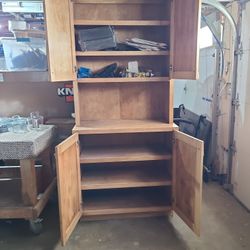 Wooden Double Shelves 