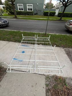 King size metal bed frame