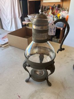 Vintage coffee/tea glass carafe