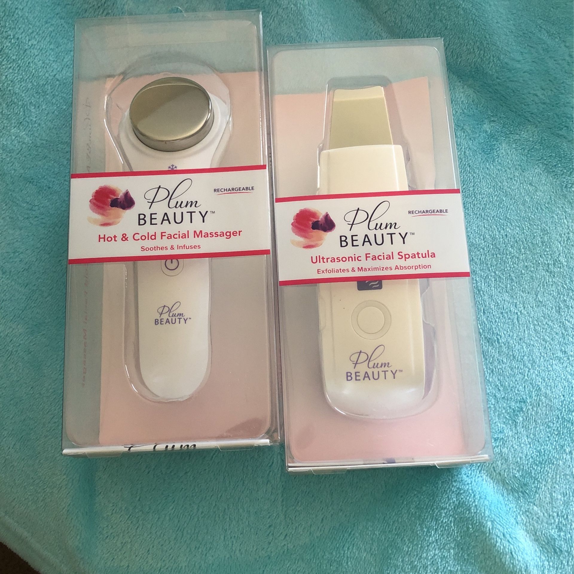 Plum Beauty Hot &cold Facial Massager And Ultrasonic Fácil Spatula 