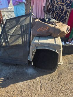 Xl dog kennel with cover and cod