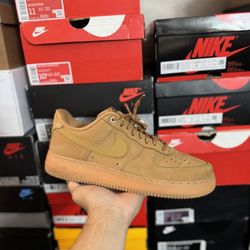 Nike Air Force 1 Low Wheat size 10.5 USED But Clean