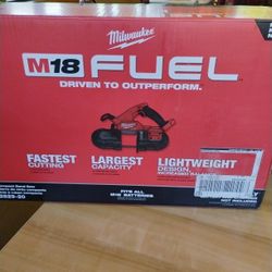New In Box Milwaukee M18 Fuel Compact Band saw 