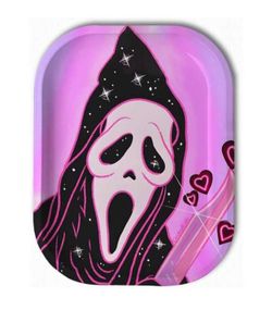 Small Ghostface Rolling Tray 7”