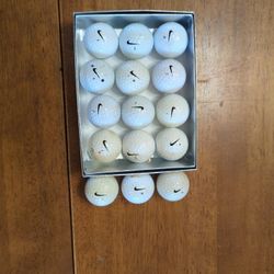 Nike Golf Balls (15 Used)