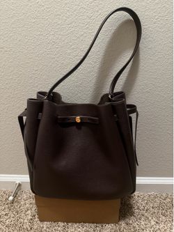 Tory Burch Deep Brown Large Romy Bag