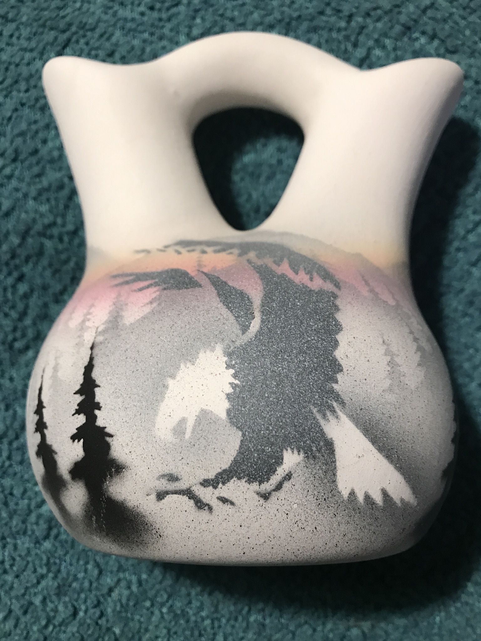 Cedar Mesa Pottery “ Sacred Messenger” Wedding Vase