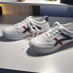 fashion-forward, casual white sneaker