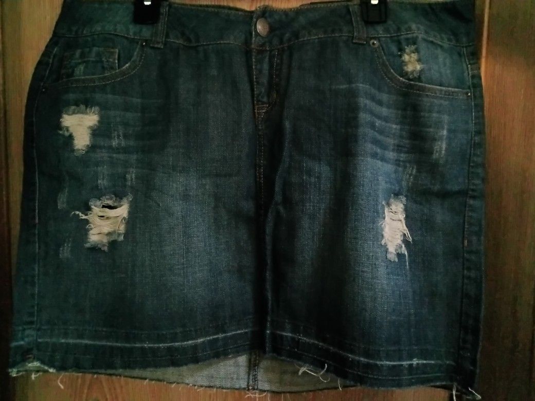 Torrid Demin Skirt