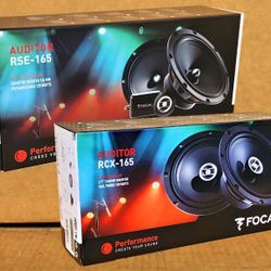 🇮🇹 Focal Auditor Car Speakers 2 Sets 6 1/2 Inch 2-Way Coaxial & Component System 240 Watts Package 🚨 Payment Options Available 🚨 No Credit Needed 