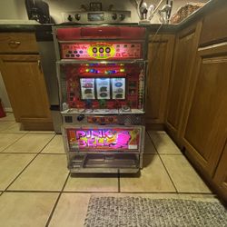Pink Bell Slot Machine- Gambling Arcade Man cave 