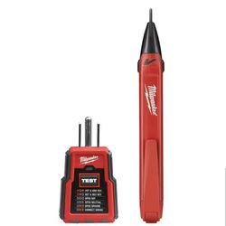 Milwaukee Non-Contact Voltage and GFCI Receptacle Premium Test Kit