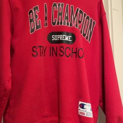 Supreme X Champion Crewneck Size M