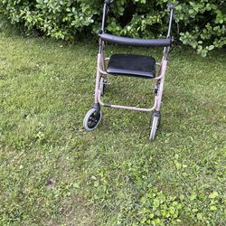 FOUR WHEEL ROLLATOR ROLLING WALKER