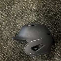 Black EvoShield Baseball Helmet 