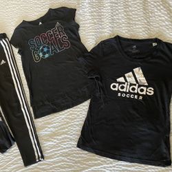 Adidas Lot Of Girls Size 8 - Like New