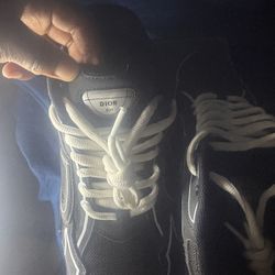 Dior B30s Black With White Laces