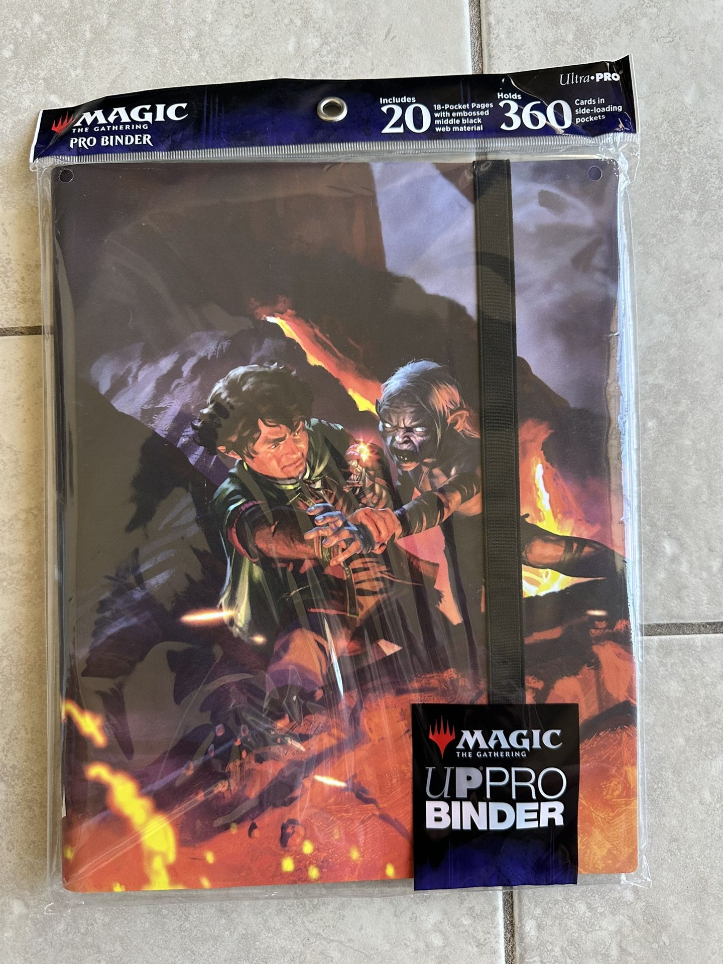 mtg lotr card binder Brand New Sealed Ultra Pro Magic the Gathering (MTG) Lord of the Rings 9  Pocket PRO Binder Froto & Gollum LOTR