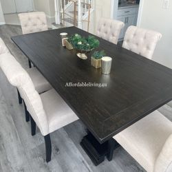 7 Pc Dining Table Set Brand New In Box
