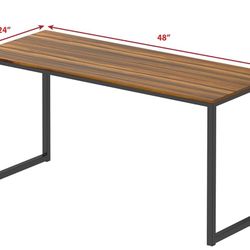 Home Office 48-Inch Computer Desk, Walnut