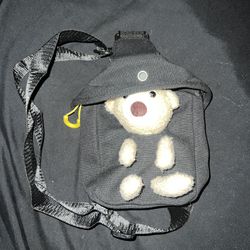 Teddy bear shoulder strap bag