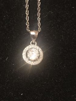 Stunning Sterling Austrian Crystal Necklace