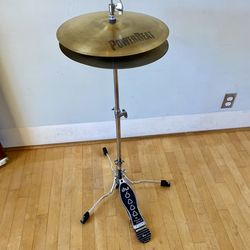 DW6000 low Profile Lightweight Hihat Drum Stand Powerbeat 14” Cymbals No Cracks Or Keyholing $125 Cash In Ontario 91762