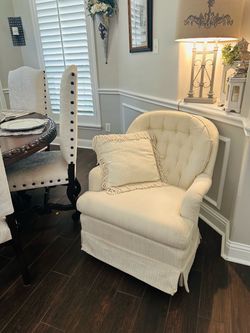 Upholstered  Elegant Rocking Chair