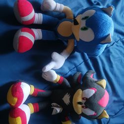 TOMY 12" Sonic Plushies