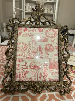Antique brass Ornate Frame 