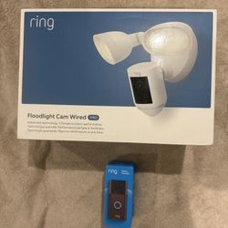 Ring Floodlight Cam Pro & Ring Battery Doorbell Combo