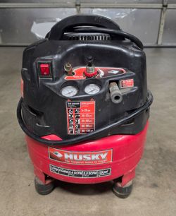 Husky  6 gal air compressor