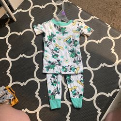 Mickey and Mini Mouse Pajamas 12 Months 