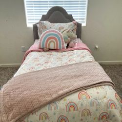 Twin Bed And Bed frame 