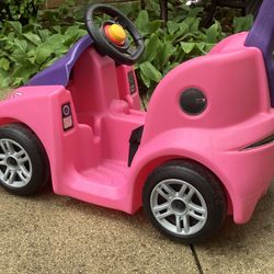 Step-2 Pink Push Car