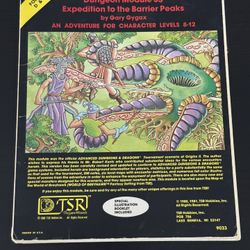 Dungeons & Dragons Module S3 - Expedition to the Barrier Peaks 1980 TSR#9033