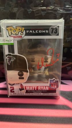 Atlanta falcons Matt Ryan signed funko pop Jsa Coa
