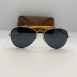 Vintage Bausch & Lomb Outlook Aviator Sunglasses Gold Tortoises Frames Only