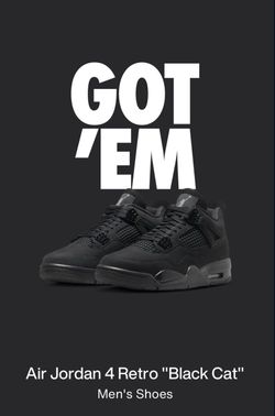 Air Jordan Retro 4 Black Cat