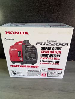 Honda 2,200-Watt/1,800-Watt Recoil Start Gasoline Powered Inverter Generator with Advanced CO Shutdown