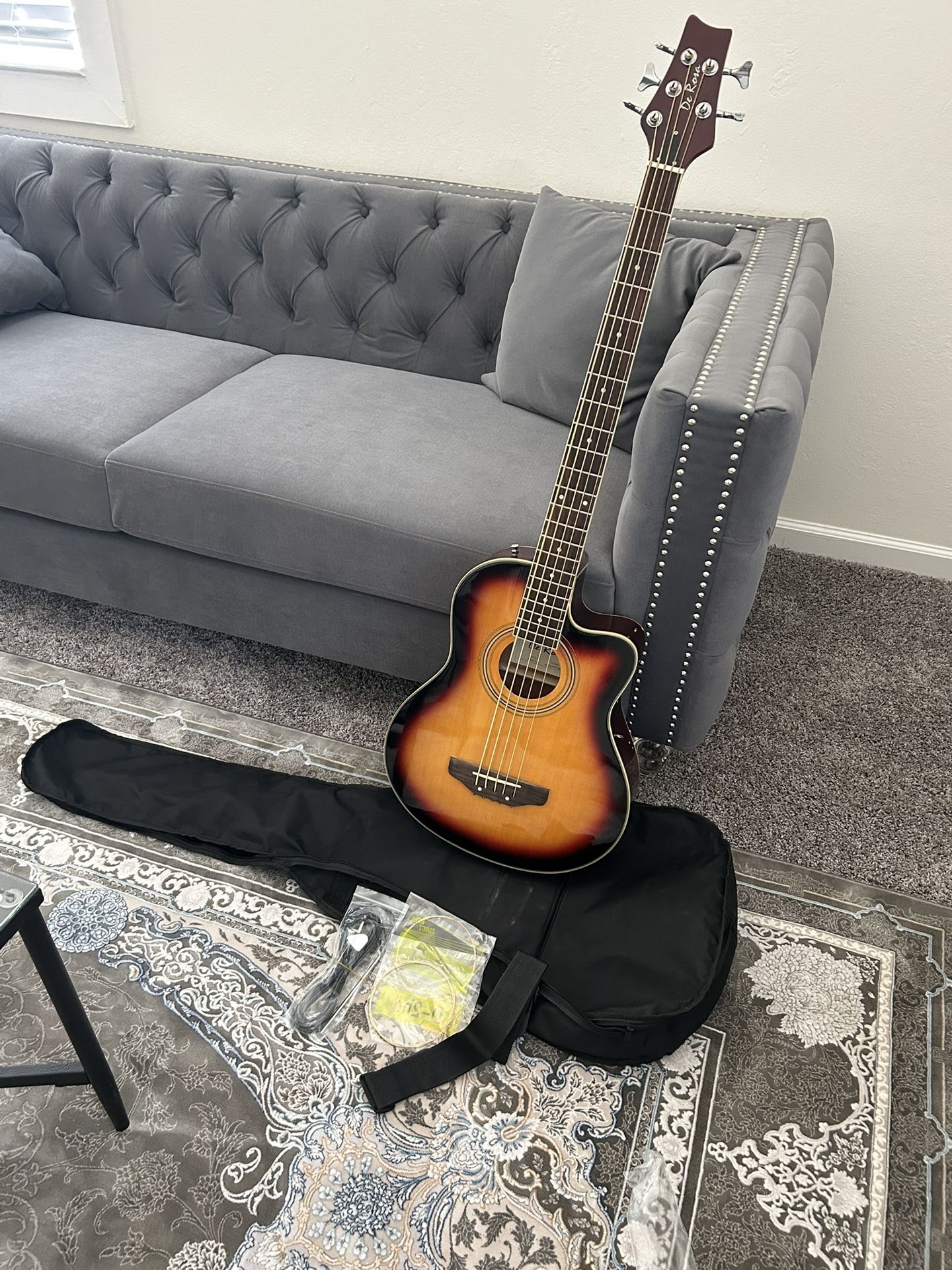 Electric Acoustic Bass Guitar 🎸 5 Songs