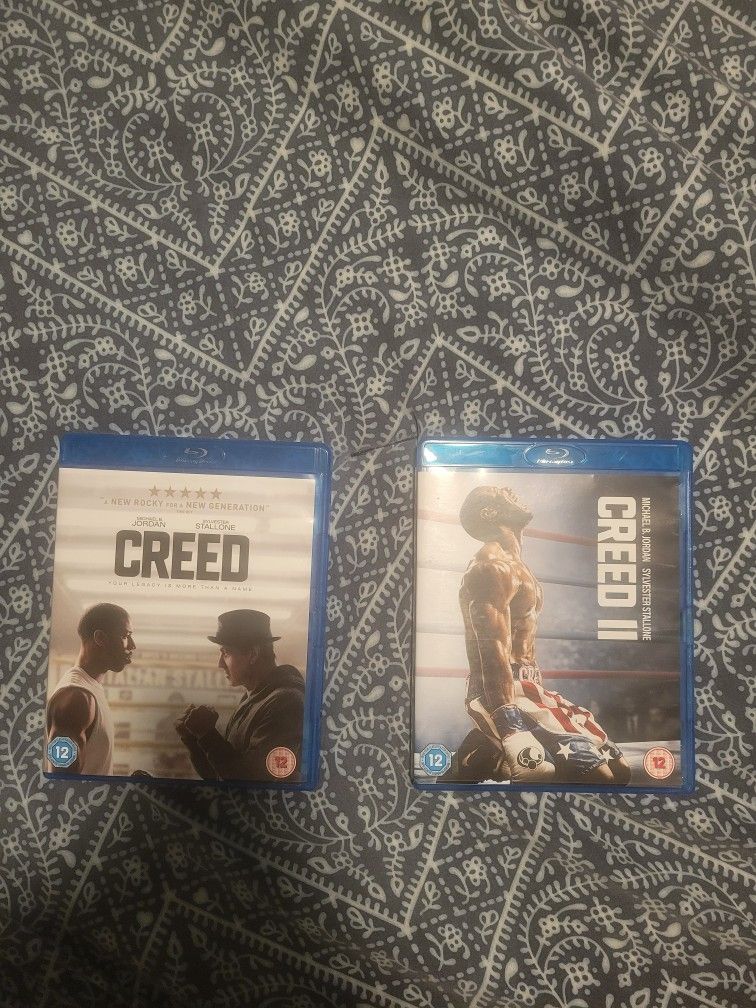 Creed And Creed 2 Blu Ray Region Free 2 Pack