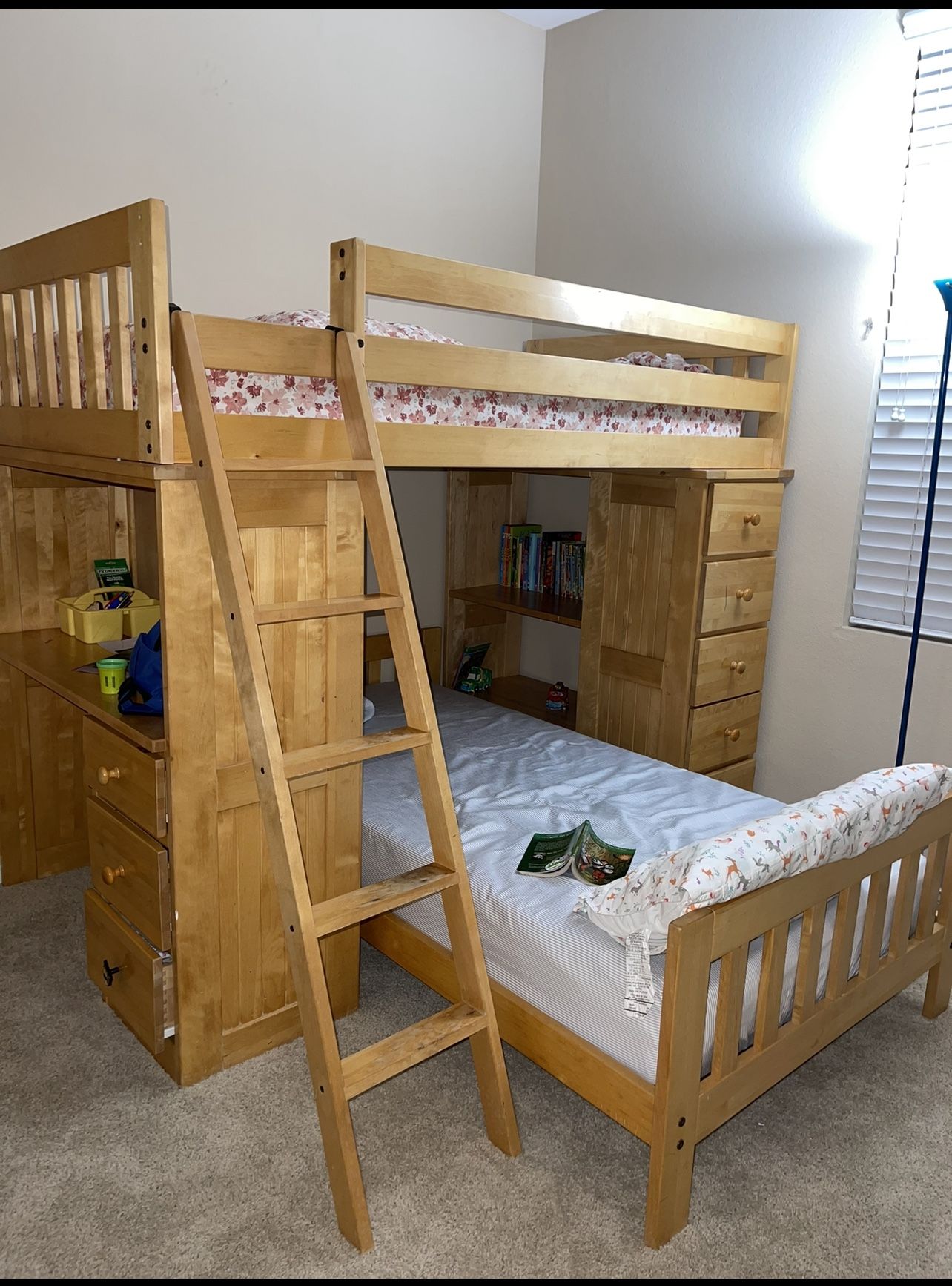 Solid birch wood Bunk Bed
